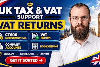 prepare UK vat returns and help with vat filing