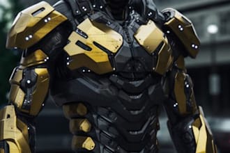 design spectacular robots, cyborgs and mechs