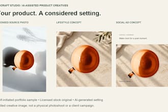 create ai product photos and lifestyle images for shopify