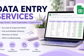 enter and organize data in google sheets