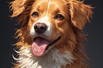 paint stunning pet portrait