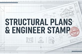 provide structural plans with engineer stamp for permits