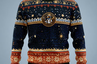 do ugly christmas sweatshirt and sweater design