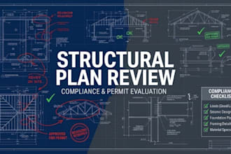 review your structural plans for compliance and accuracy