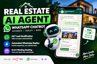 build a whatsapp ai chatbot for real estate agents