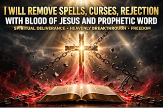 remove black magic curse bad energy rejection with blood of jesus prophetic word