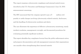 create corporate compliance policies and documentation