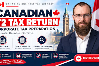 prepare your canadian corporate tax return t2