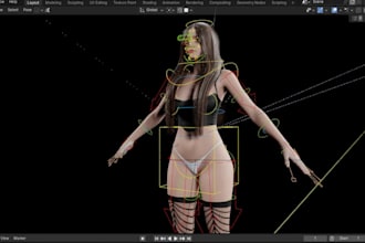 convert nsfw,metahuman3d with clean topology,daz3d,rig3d for ue,arkit blendshape