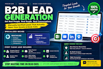 do targeted b2b lead generation for healthcare and financial advisors