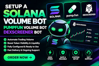 create pumpfun volume bot, trending bot, solana volume for memes coin