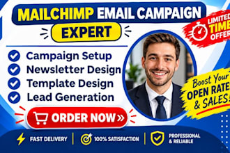 setup mailchimp email campaign email newsletter audience