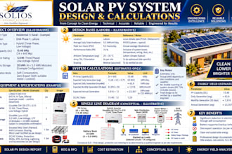 prepare solar proposal boq rfq and cost estimates