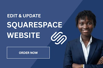 edit squarespace website update squarespace website redesign squarespace website