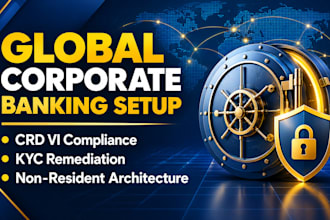 do corporate bank registration and cross border compliance advisory
