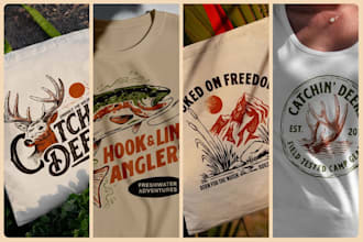 do outdoors, mountain hiking, hunting, fishing logo
