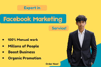do facebook promotion in your targeted area