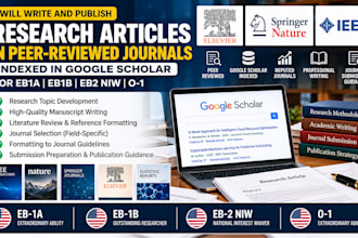 write eb1a research papers for peer reviewed journals
