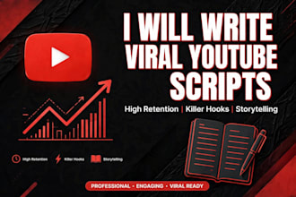 write viral youtube script with hook and storytelling