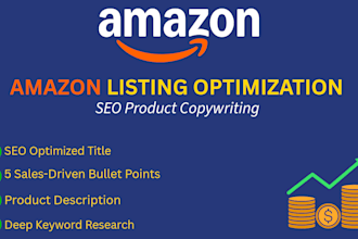 write SEO amazon listing optimization and product copywriting