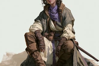 dnd character art and dnd character art