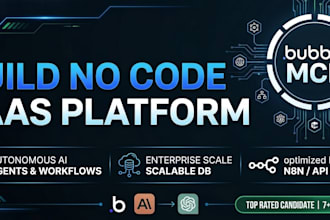 build no code saas application using bubble mcp