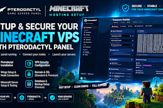 install pterodactyl panel and secure your linux minecraft vps