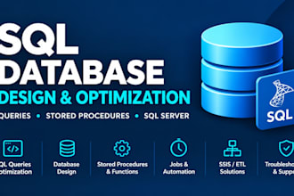design, develop and optimize your sql database