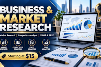 do market research and competitor analysis for your business
