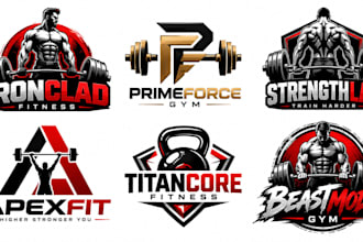 design a professional weightlifting, gym, fitness bodybuilding powerlifting logo