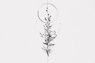 create custom fine line script tattoos