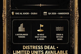 design luxury black and gold posts for dubai real estate