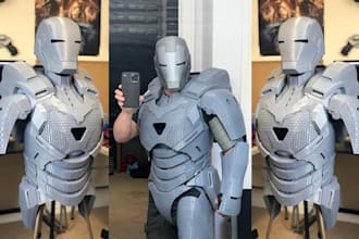 custom cosplay creation 3d cosplay armor wearable helmets anime game props