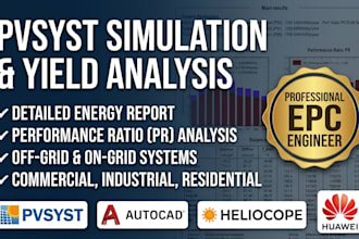 generate detailed pvsyst simulation and solar yield report