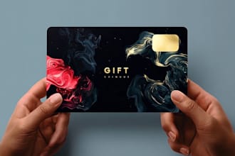 design gift card, discount voucher and membership card