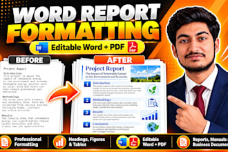 format your word document and create an automatic table of contents