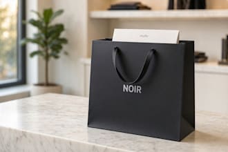 design professional shopping bags ready for printing