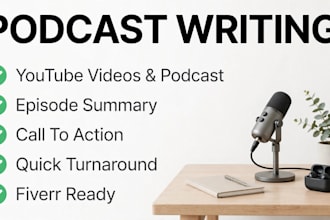 write your podcast content