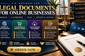 draft specialized US terms and conditions for your online retail stores