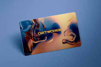 do luxury and gold foil business card design
