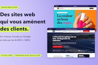 créer votre site web sur mesure, optimisé SEO et GEO