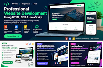 do to create a moren website using webdevlopment