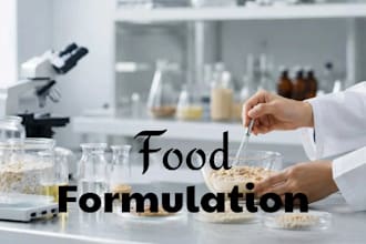 formulate food and beverages, recipe for drinks, supplement product formulation