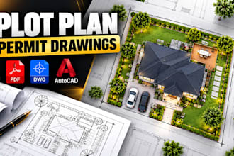 draw a plot plan for your property permit application