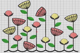 ready to use embroidery files  designs high quality embroidery