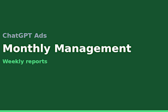 manage your chatgpt ads campaigns with weekly reports