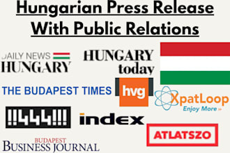 craft and publish your hungarian press release to  hungary top premium news site