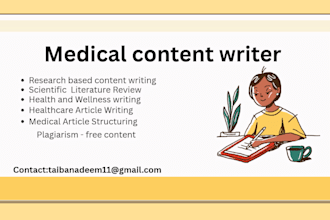 provide the  research based medical content