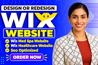 design wix medical spa website wix clinic website wix healthcare med spa website