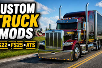 create custom truck mods for fs22, fs25, and american truck simulator